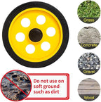 Zozen Measuring Wheel in Feet and Inches, Scalable Length 40in, 4-inch Measure Wheel, Walking Measurement Up To 10,000Ft / Mechanical/One Key to Reset, Include Carrying Bag.