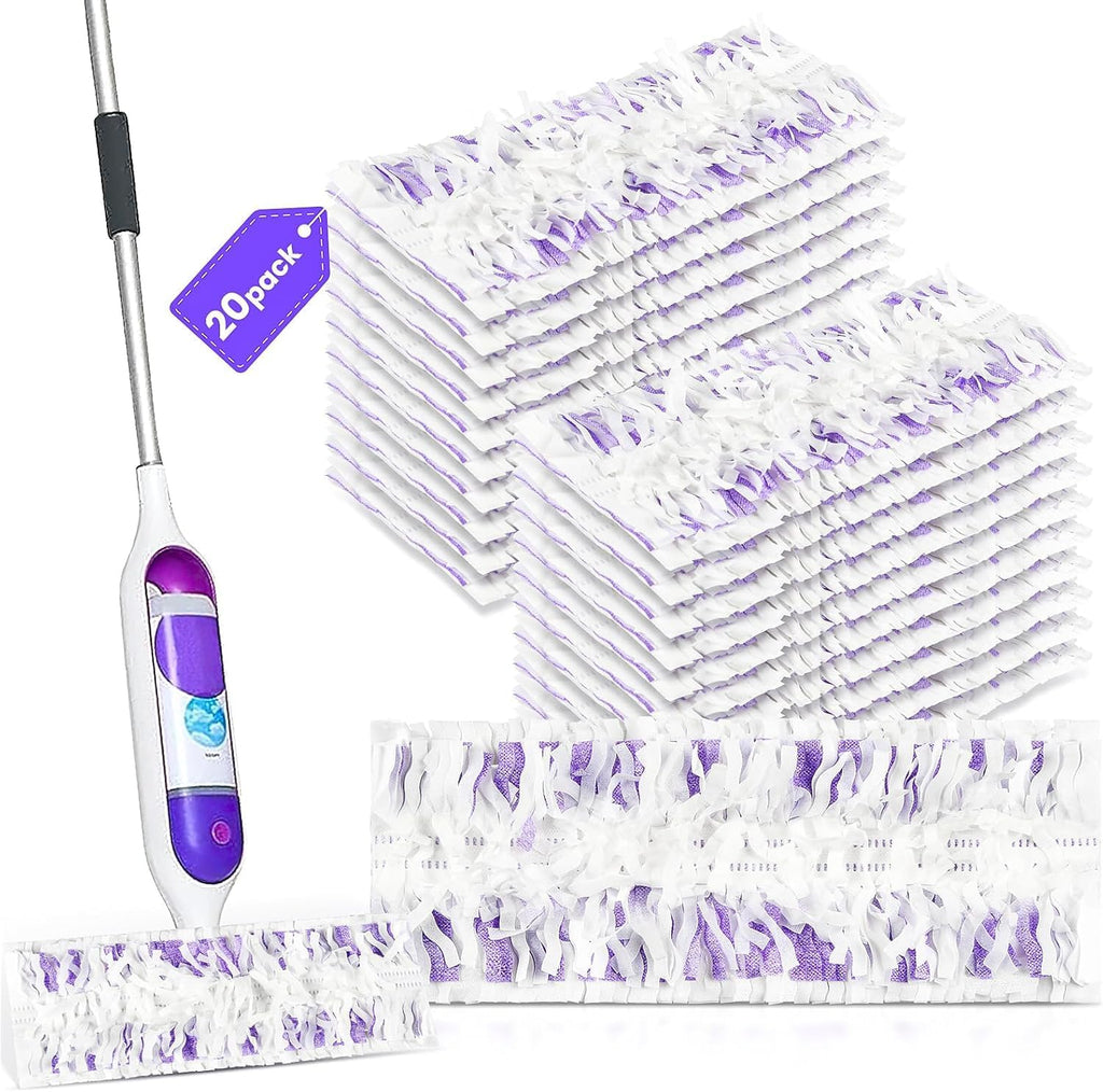20 Pack Power Mop Pad Refills for Swiffer PowerMop Multi-Surface Mop, Powermop Multi-Surface Mop Pad Replacement Kit
