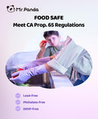 Mr.Panda Skin-Friendly Flocked Cotton Liner Cleaning Gloves Large, Reusable Dishwashing Gloves for Washing Dishes, Kitchen, Shimmering Pink