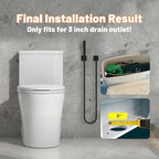 3-Inch Flush Valve Repair Kit for Most One-Piece Toilets, Compatible with TOTO Replacement Parts, Includes Toilet Flush Valve, Adjustable Fill Valve, Flush Handle Lever, Gasket