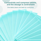 Floor Cleaning Tablets Sheets, Method Hardwood Floor Cleaner and Polish Pack of 240, Concentrate Mild Scent For RV Wall Tiles, Hardwood, Laminate Floor, Blue