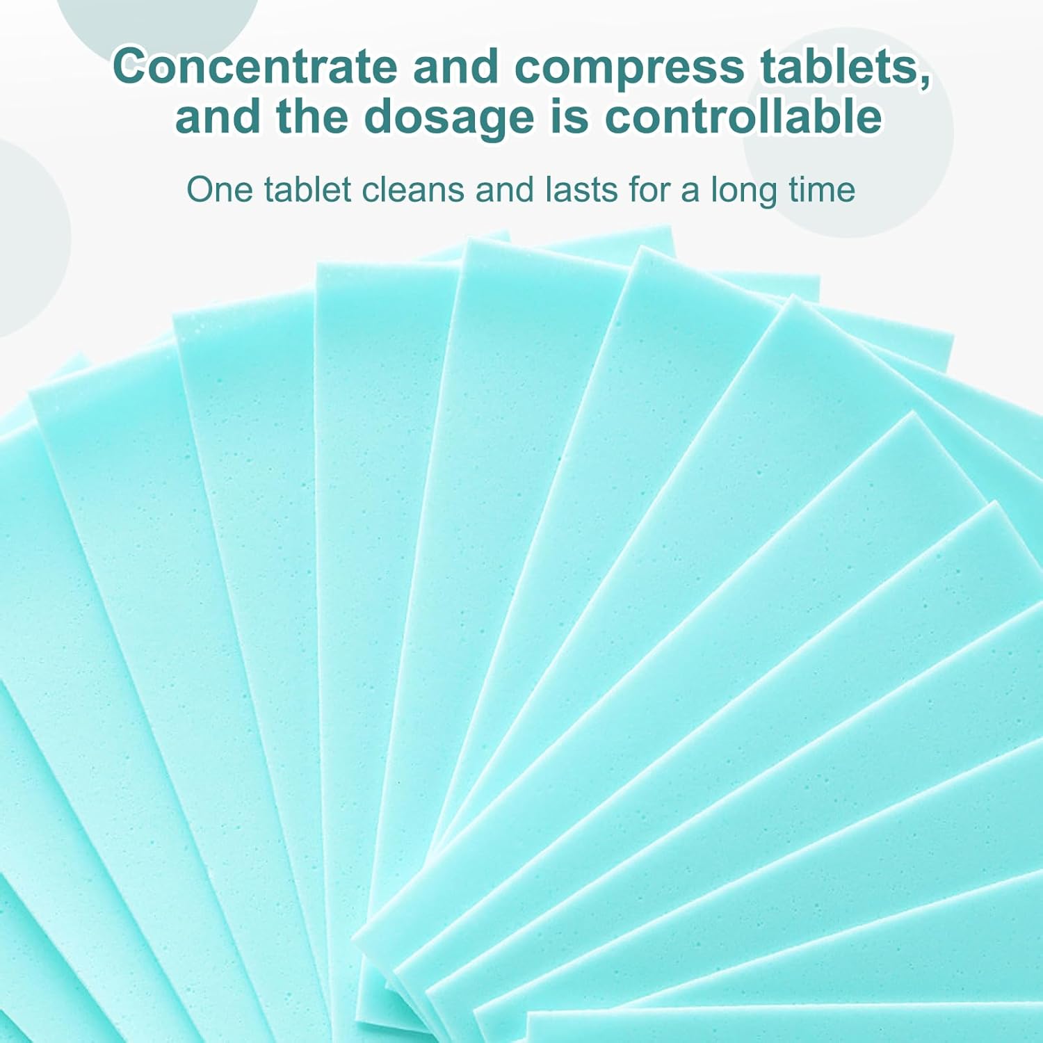 Floor Cleaning Tablets Sheets, Method Hardwood Floor Cleaner and Polish Pack of 240, Concentrate Mild Scent For RV Wall Tiles, Hardwood, Laminate Floor, Blue