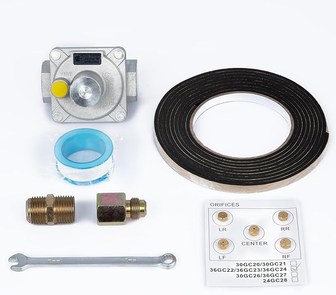 Empava 36 in. Gas Stove Cooktop 5 Italy Sabaf Sealed Burners NG/LPG Convertible in Stainless Steel, 36 Inch