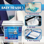 1 Gallon Liquid Rubber Multi-Purpose Primer, EPDM & TPO Primer with Gloves, Water-Based Elastomeric Roof Coating for Outdoor, High-Adhesion Bonding RV Roof Coating for Concrete, Deck, Wood, Metal