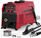 ARCCAPTAIN MIG Welder 160A, Welder Machine 110V 220V, Flux Core MIG/GAS MIG/Lift TIG Welding/Stick 4 in 1 Welding Machine with Synergy, Multiprocess Gas MIG Welder Equipment with 1lb Welding Wire