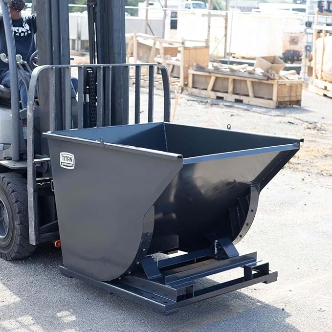 Titan Attachments Self-Dumping Hopper, Fork Lift Operated, Material Handling