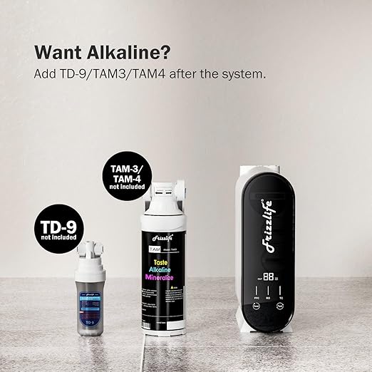 Frizzlife 600 GPD Reverse Osmosis Water Filtration System, 11 Stage Tankless Reverse Osmosis Water Filter, Under Sink RO Water Filter, 2:1 Pure to Drain, Reduces TDS, BPA Free, PX600