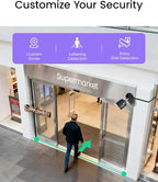 Loocam 4K Security Camera System 8CH H.265+NVR with 2TB HDD, 8pcs 8MP Wired PoE Camera System AI Human Vehicle Detection, Outdoor Indoor Home Camera System with Audio, Night Vision, 24/7 Recording