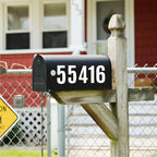 10 Sheets Vinyl House Numbers - 3 inch Waterproof Mailbox Numbers, Self-Adhesive Stickers for Mailbox, Cars, Boats, Windows, Door and Apartments(White, 3 inch)