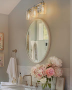 Bathroom Vanity Light Fixtures, HWH Modern Wall Sconce Lighting Over Mirror, 3-Light Vanity Wall Lamp in Chrome, 5HLT63B-3W CH