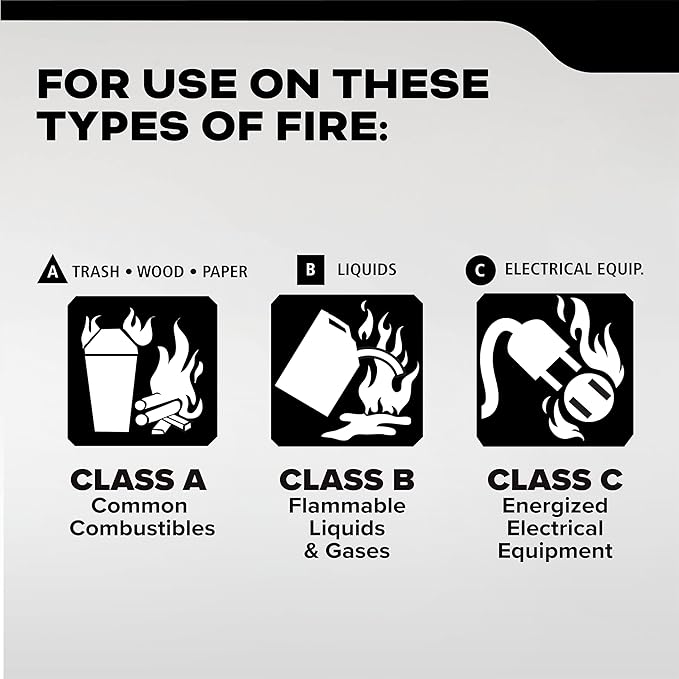 Kidde Commercial-Grade Fire Extinguisher for Office, Schools, Rechargeable, 2A10BC