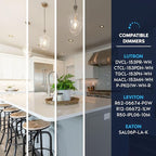 LUXRITE 4 Inch Ultra Thin LED Recessed Light with J-Box, 10W, 5 Color Options 2700K | 3000K | 3500K | 4000K | 5000K, Dimmable Wafer Lights, 750 Lumens, Brass Trim, Energy Star, IC Rated (4 Pack)