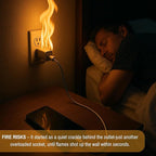 [Made and Patented in Korea] Fire Prevention Stickers – Automatic Fire Extinguisher for Outlets & Power Strips, Easy Peel & Stick Kitchen Fire Extinguisher Home Fire Extinguishers, 20pcs