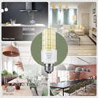 2 Pack 40W Led Light Bulb(300W Equivalent) 5000 Lumens 5000K Daylight White Led Bulbs E26/E27 Medium Base for Indoor Outdoor Street Office Warehouse Workshop Garage Backyard