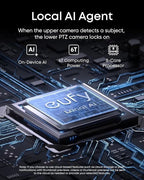 eufy PoE NVR Security System E40,24/7 Recording,Up to 16CH, 2TB HDD, 8 4K Bullet Cams, Wired Outdoor Cam, 4K UHD, 122° FOV, Color Night Vision,AI Detection, Red and Blue Strobe