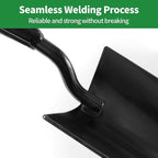 2-in-1 Trowel and Transplanter Gardening Tool Set, Outdoor Hand Tools, with Non-Slip Handle and Protective Blade Covers, Ideal Gardening Gifts for All (Black)