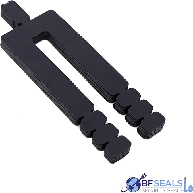 Stack Shim Combo # 2, 416 Pcs., Diferent Sizes, Black Color, Made in USA, Levelers for Windows and Doors, Flat, Spacer, Stackshim, Free and Quick Delivery from USA, BFSEALS