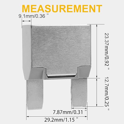 GLOSO Maxi Blade Circuit Breaker 30A AMP, T1 Auto Reset (30A)