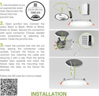 ASD 6 Pack LED Recessed Lighting 6 Inch 12W, 5 CCT 2700K-5000K CRI90+, IC Rated Ultra Thin Dimmable Ceiling Lights with J Box, Canless Wafer Downlight, Round Slim Panel Light, Energy Star ETL, White