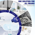 Pipe Bobo Drain Cleaner for Kitchen Sink, Powerful Unclogging, Professional-Grade Drain Opener, Unclog drains, clog remover, Shower, Tub, for All Pipe Materials