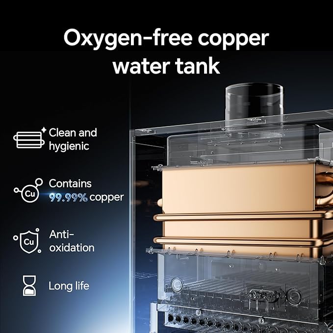 Ranein Nature Gas Tankless Water Heater, Up to 10.6 GPM, 191,100 BTU, Indoor Installation Instant Hot Water Heater with Zero Cold Water Start Function for Hydrotherapy