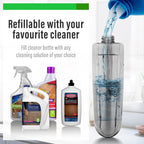 Mops for Floor Cleaning Wet Spray Mop with 14 oz Refillable Bottle and 3 Washable Microfiber Pads Home or Commercial Use Dry Wet Flat Mop for Hardwood Laminate Wood Ceramic