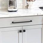 6 Pack 12.6"(320mm) Matte Black Cabinet Pulls Kitchen Cabinet Handles Drawer Pulls Cupboard Hardware for Cabinets CK0078