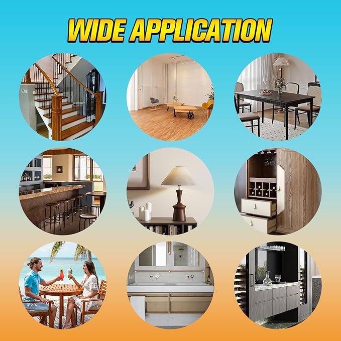 LLPT Wood Glue 16.9 Ounce | Dried Clear Ultimate Waterproof Wooden Super Glue Exterior | All Purpose Wood Adhesive | Heavy Duty for Woodworking Projects Repairs and DIY (LWG500)