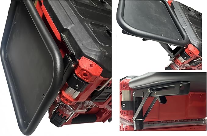 for Milwaukee Packout Folding Folding Packout Mount Compatible with Milwaukee Packout Toolbox Removable Side Table for Storage System 2set