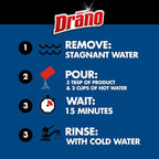 Drano Kitchen Granules Drain Clog Remover and Cleaner, Unclogs Blockage from Grease or Cooking Oil, Commercial Line, 17.6 Oz