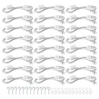 24 Pcs Light Bulb Socket 8.2Ft Extension Hanging Lantern Cord Cable Lamp Cord with Switch E26/E27 Pendant Light Socket for Kitchen Bedroom Restaurant