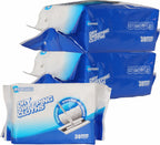 KMAKII Dry Sweeping Cloths - 90 Counts, Electrostatic, Non-Woven, White, 11.81x8.66 Inch, Disposable, Dry Mop Refills for Floor Mopping and Cleaning