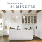 AMY HOWARD AT HOME Chalk-Based One Step Paint for Furniture, Cabinetry, Decor, Finish, and More | No Stripping, Sanding, or Priming | Ultra-Light Base | 32 Ounce | Spa White