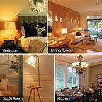 TJOY 24 Pack A19 LED Light Bulbs Soft Warm White 2700K, 60 Watt Equivalent, Efficient 9W, E26 Standard Base, Non Dimmable Energy Saving Warm Light Lamp Bulb, 800LM 120V, for Home, Bedroom, Living Room