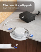 Sunco 24 Pack 4 Inch LED Recessed Light, Ceiling Canless Recessed Lights, Baffle Trim Ultra Thin, 850 LM, 10W, 5000K Daylight, Dimmable, Wafer Thin with Junction Box