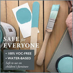 AMY HOWARD AT HOME Chalk-Based One Step Paint for Furniture, Cabinetry, Decor, Finish, and More | No Stripping, Sanding, or Priming | Medium Base | 16 Ounce | Maxwell Garden