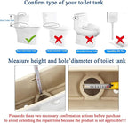 2-inch Toilet Flush Valves Assembly Compatible with Water Ridge One Piece Toilets Fits for TOTO THU338N Dual Flush Drain Valve Repair Part Replacement