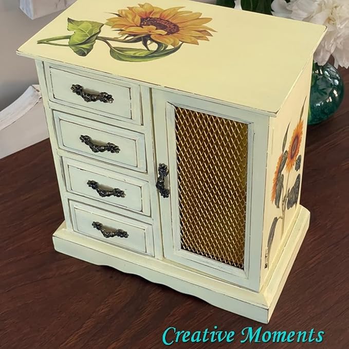 Dixie Belle Paint Company Chalk Finish Furniture Paint - Lemonade (4oz) - Matte Pale Yellow Chic Chalk Mineral DIY Furniture Paint