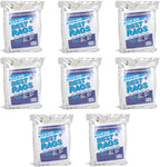 Arkwright W11 Terry Cloth Towels for Cleaning - Pack of 8 - Soft Cotton Blend Washable Multi-Purpose Bar Mop, Absorbent & Quick Dry, Bulk Bag of Rags for Kitchen, Auto Shop, and Garage, 5 lb, White