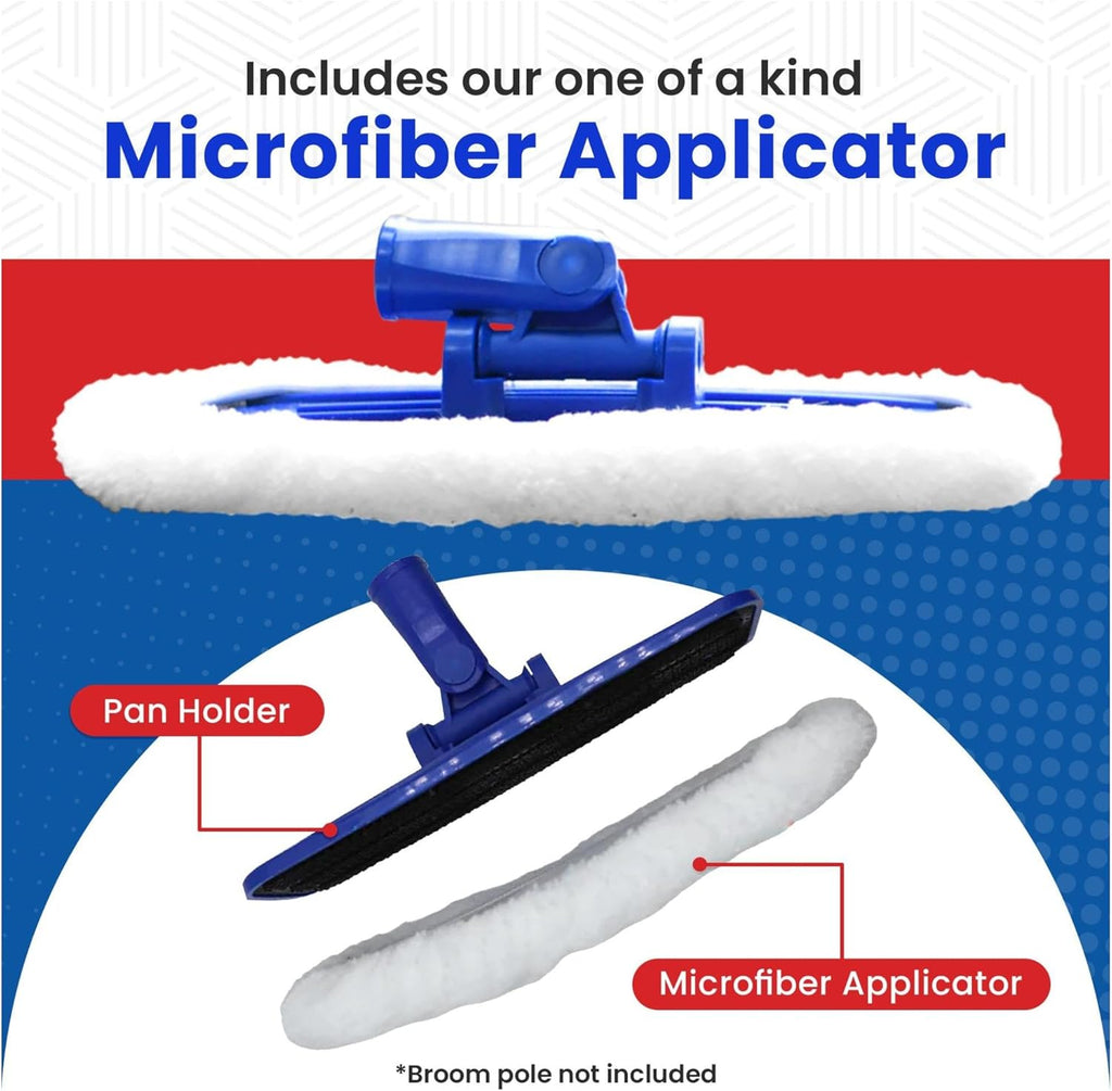 Clean-eez Ultimate Floor Restorer & Polish - Revitalize, Protect, Shine Wood, Laminate, Vinyl, Bamboo, Slate, Terracotta & More (1 Bottle W/Microfiber)