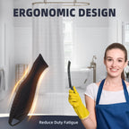 Hard Bristle Crevice Cleaning Brush - Home Cleaning Tools, Multi-Purpose Crevice Supplies for Kitchen, Bathroom, Toilet, Window, Vehicle, Faucets, Grout, Home (3, Black)