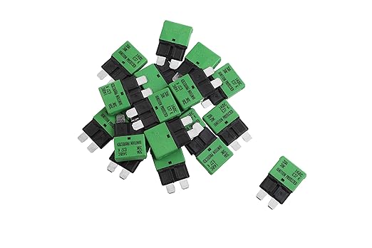 GLOSO Circuit Breakers E37 Auto (T1) Reset Low Profile ATC/ATO - (30A - 20 Pack)