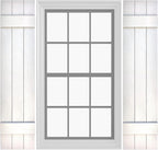 Board & Batten Vinyl Shutters (1 Pair) | 11"x39" (3-Board) - Dover White/Paintable | Exterior Window Shutters | Includes Mounting Hardware | Simple Installation | Made in USA