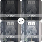 Aipsun 2 Lights Dimmable Modern LED Vanity Light for Bathroom Frosted White Acrylic Chrome Up and Down Bathroom Wall Light Fixtures Over Mirror(White Light 6000K)