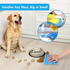 GLIMGLINT Microfiber Cleaning Cloth, 100 Pack Cleaning Rags, Lint-Free, Ultra Absorbent Reusable Paper Towels for Home, Kitchen, Car, Garage or Shop, Dish Rags, 11" x 9", Blue