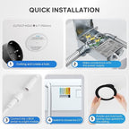 LVWIT Ultra-Thin Recessed Lighting 6 Inch with Junction Box, 1200LM 2700K-5000K 5CCT LED Ceiling Lights, Dimmable Canless Wafer Downlight, ETL,FCC&IC, Smooth Trim, 6 Pack Black