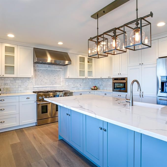 Vintage LED Edison Bulbs 6W, Equivalent 60W Incandescent, Warm White 2700K, ST58 Antique LED Filament Bulbs with 90+ CRI, E26 Medium Base,Dimmable, Clear Glass, Pack of 6