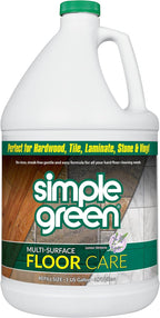 Simple Green Multi-Surface Floor Care - Cleans Hardwood, Vinyl, Laminate, Tile, Concrete and Other Wood - pH Neutral Floor Cleaner 1Gal