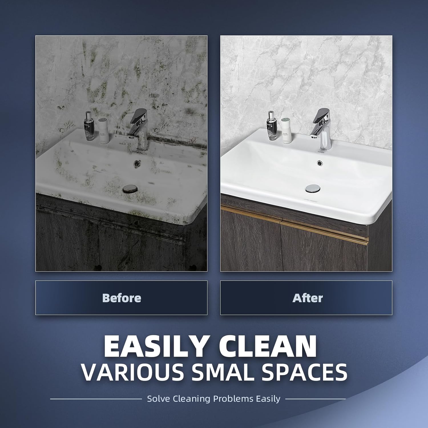 Crevice Cleaning Brushes, Cleaner Scrub Brush Tool for Hard to Reach Tight Space, Home Essentials, Cleaning Supplies for Shower, Bathroom, Kitchen, Toilet, Window