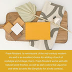 Country Chic All-in-One Chalk Paint for Furniture, Cabinets, Home Decor, Eco-Friendly, Matte Finish, Built-In Primer & Top Coat for Wood, Metal - Fresh Mustard (Mustard Yellow) - Quart 32 oz (950 ml)